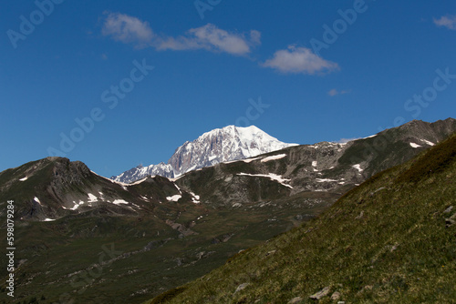 View of mountain landscape in Jovencan