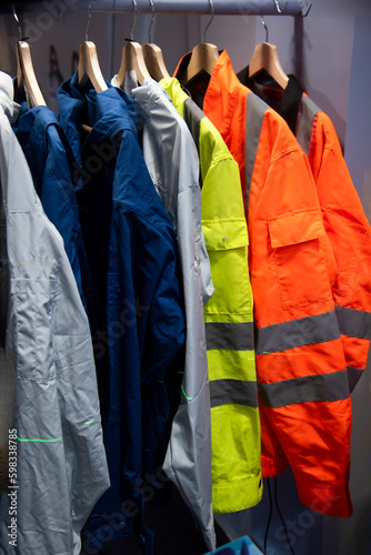 Jackets workwear for builders and industry and manufacturers