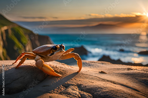 crab on the beach