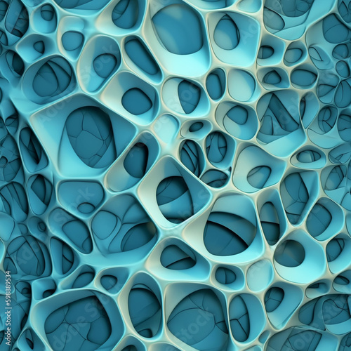 fractal surface, seamless pattern, Generative AI