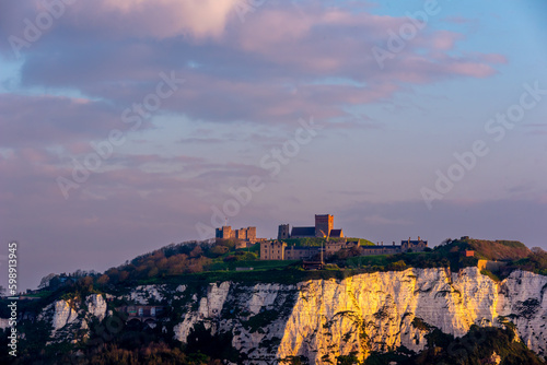 Dover Castle im Morgenlicht.