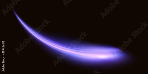 Vector illustration of dynamic light sources on a transparent background. High speed in light abstraction. Abstract light swirl. For web design, game design. Vector 