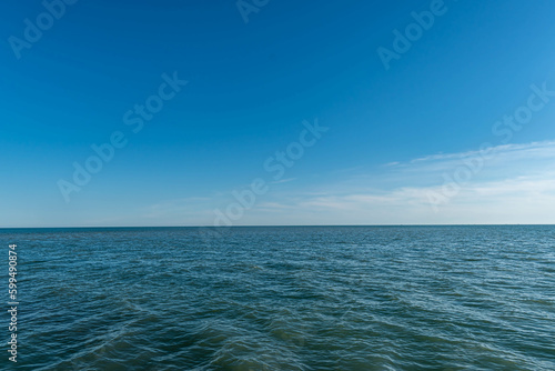 blue sky and sea