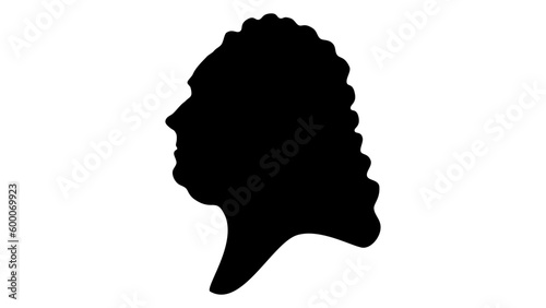 George Frideric Handel silhouette