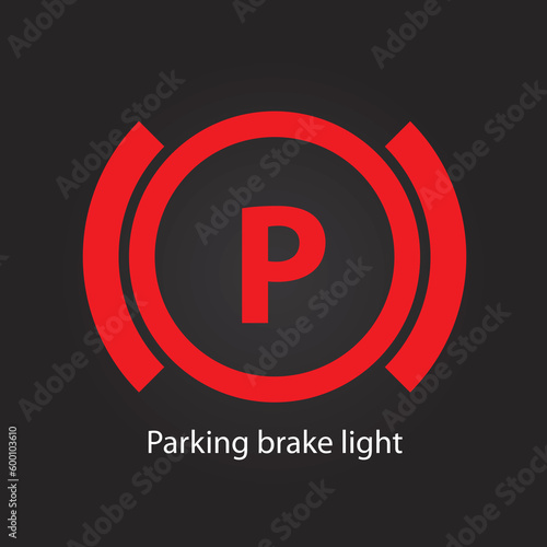 Parking brake light warning,Brake system