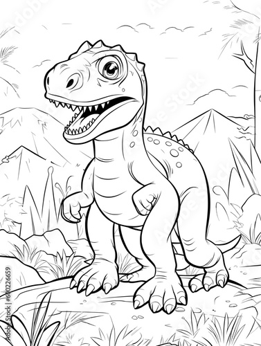 dinosaur coloring book for kids