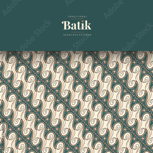 batik seamless pattern art illustration