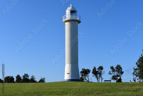 lighthouse on the hill near coast of Yamba, NSW, Australia