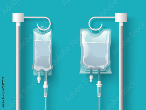 Medical droppers for intravenous injection and blood transfusion