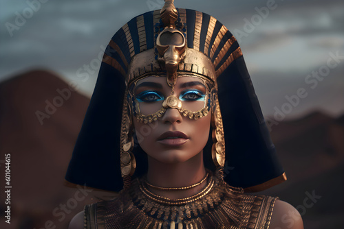 Portrait of a woman of ancient Egypt, Generative AI 2