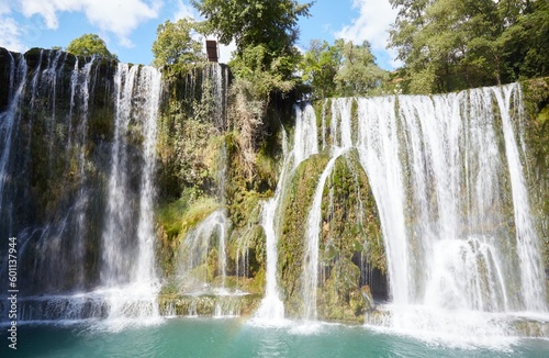The Gorgeous Pliva Waterfall in Scenic Jajce, Bosnia and Herzegovina