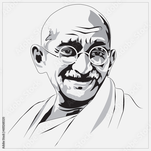 Gandhi Jayanti Vector Art 