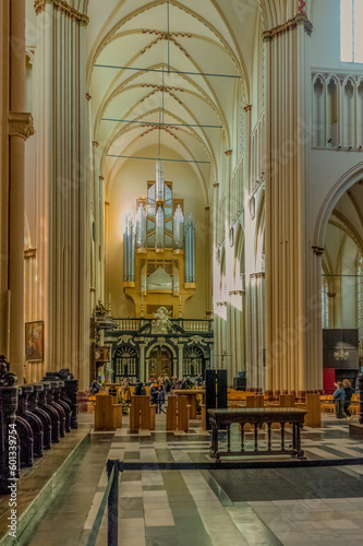 Interior Shots, St. Saviour's Cathedral, Bruge, Belgium