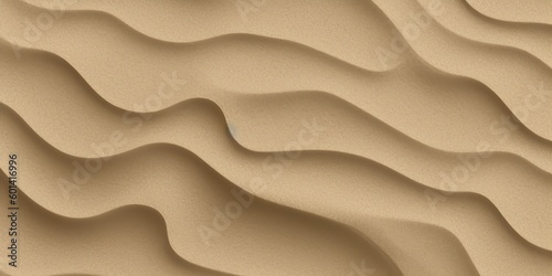 Seamless white sandy beach or desert sand dunes tileable texture Boho chic light brown clay colored summer repeat pattern background. A high resolution 3D rendering