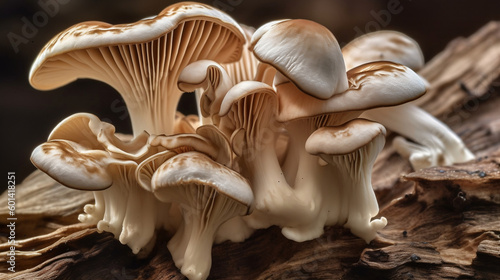 Oyster Mushrooms. Generative ai