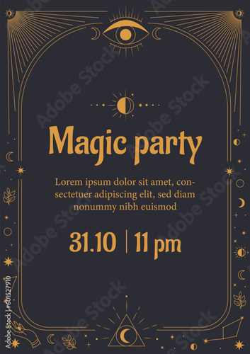 Magic party poster