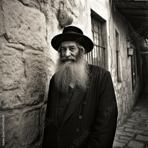 a rabbi in jerusalem - generative AI