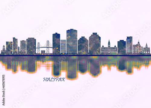 Halifax Skyline. Cityscape Skyscraper Buildings Landscape City Background Modern Art Architecture Downtown Abstract Landmarks Travel Business Building View Corporate