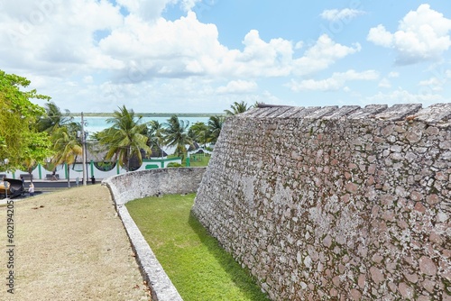 The Fortress de San Felipe in central Bacalar, completed in 1733
