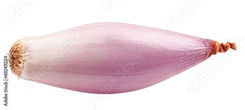onion, shallot, isolated on white background, full depth of field