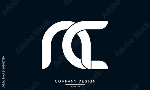 CN, NC, Abstract Letters Logo Monogram