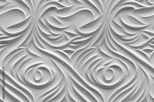 White background as a seamless pattern with paper texture