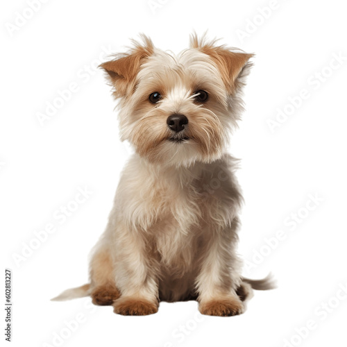 Yorkshire terrier isolated on white