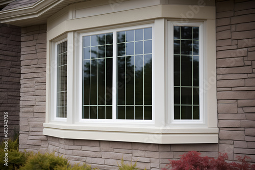 Bay Window Exterior View: AI Generated Image