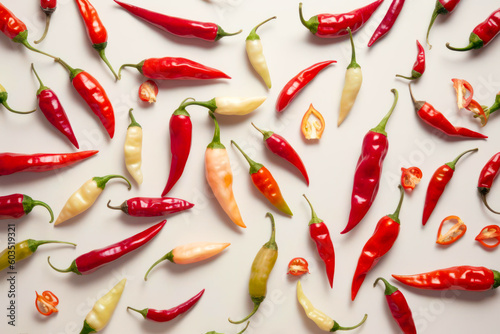 Hot red chili or chilli pepper 