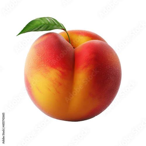 Fresh peach fruit whole piece