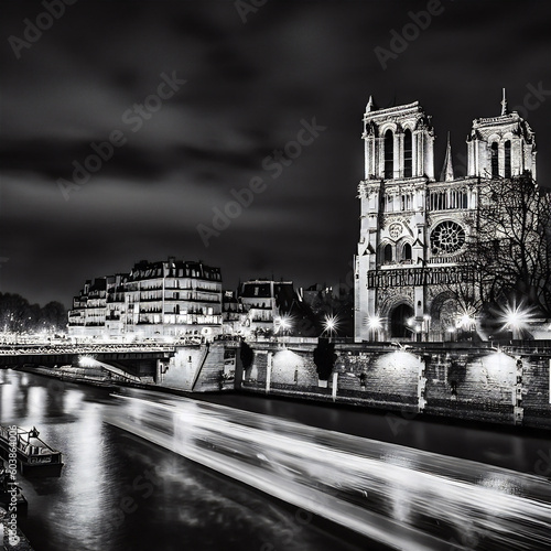 Notre Dame Night View