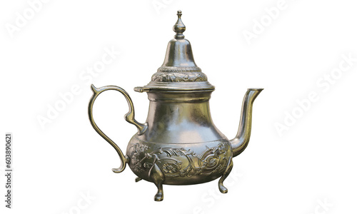 antique Moroccan copper jug