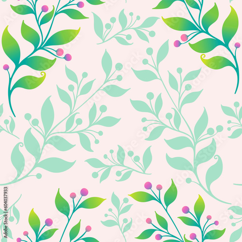 Seamless pattern with flowers, vector illustration.