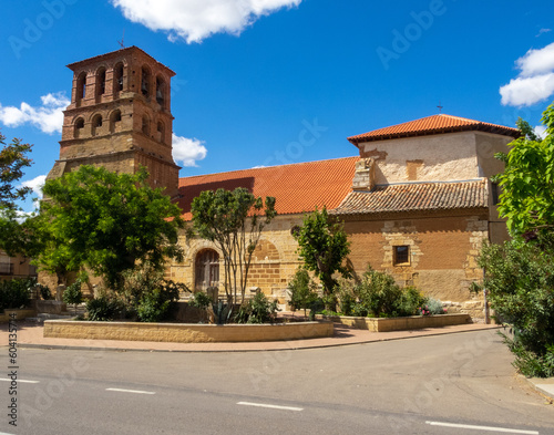 Iglesia de San Cristóbal (siglos XV-XVI). Villafrechós, Valladolid, España. El abuelo paterno del fundador de Amazon, Jeff Bezos, nació en esta localidad.