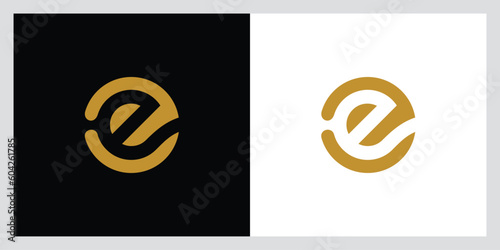 Initial CE, EC Alphabets Letters Logo Monogram