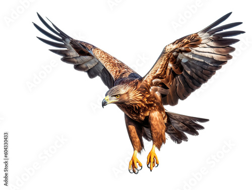 beautiful golden eagle. generated with AI
