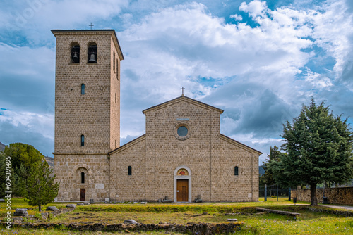 Abbey of S. Vincenzo al Volturno. Rocchetta a Volturno, Isernia, Molise, Italy, Europe.