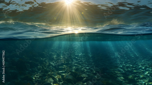海底からの魅惑的な光景 No.010 | Captivating Sight from Beneath the Sea Generative AI