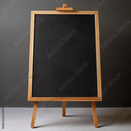 School board, sign board on black background