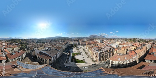 Piazza della Libertà, the center of Avellino, the capital of Irpinia and of the Province of Avellino 