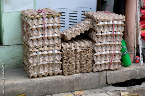 eggs, market on Boracay island, Philippines