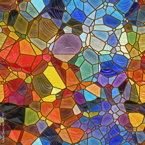 abstract colorful mosaic