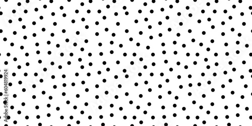 random dots texture. small polka dot seamless pattern background. black and white dots