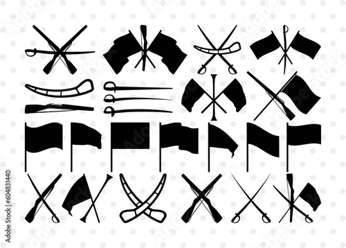 Marching Band SVG Cut Files | Marching Band Silhouette | Color Guard Flags Svg | Color Guard Svg | Male Color Guard Svg | Color Guard Rifle Sabre Svg | Marching Band Bundle