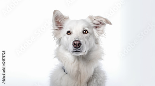 Cute white dog