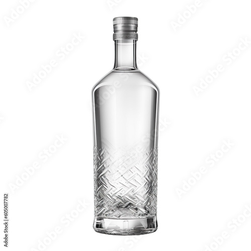 glass bottle isolated transparent background