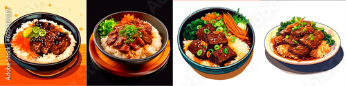 Hearty and Flavorful Taiwanese Dishes Tender pieces of beef stew are served with steamed rice flavored with aromatic herbs for flavor. Perfect for any party or occasion