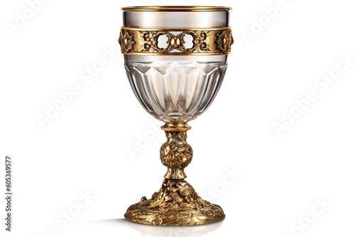 goblet isolated on white background. Generated by AI