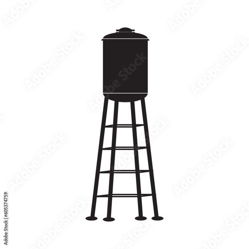 Water tower vector icon