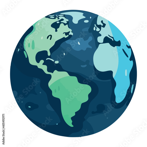 world planet earth with maps